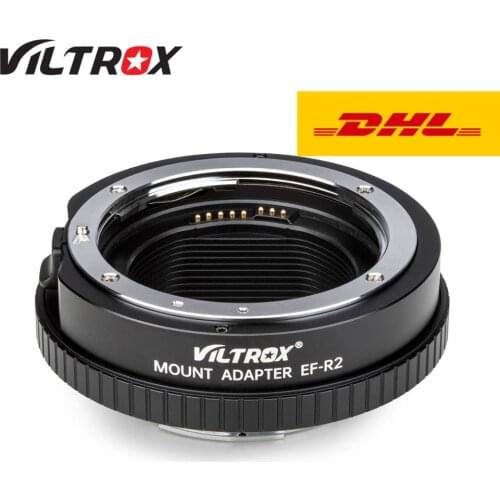 Viltrox EF-R2 Lens Mount Adapter Auto Focus for CanonEF/EF-S lens to EOSR/ EOSRP with Functional Control Ring