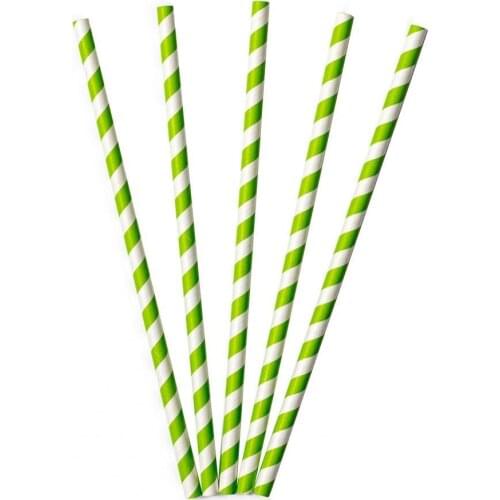 100Pcs/Bag Drinking Straws Sturdy Paper Colorful Flexible Disposable Straws for Milk Juices Drinkware Bar Party Accessory