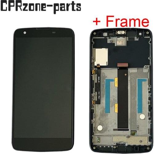 5.2" Black + Frame For Innos Yi Luo D6000 LCD Display With Touch Screen Digitizer Sensor Panel Assembly