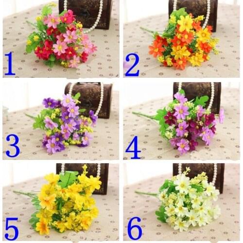 6beam/set)6color optional simulation flower Elegant Beautiful Artificial flower Suitable for wedding,home decoration,party 101