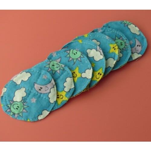 7Pcs/pack Portable Top Quality Cotton Cloth Protective Pad Moxibustion Pot Combustion Box Heat Insulation Pad