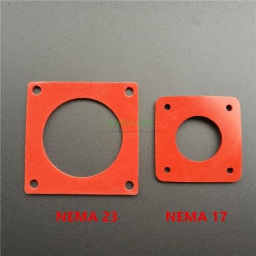 1pcs NEMA 17/23 orange Stepper Motor silicone rubber Vibration Damper Shock Absorber for CNC Creatity TEVO Prusa I3 3D printer