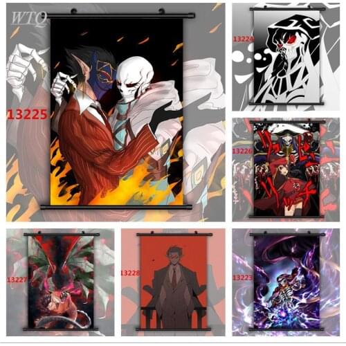 Overlord Ainz Ooal Gown Demiurge HD Print Anime Posters Wall Poster Canvas Painting Wall Decor Wall Art Picture Home Decor