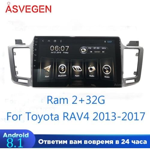 Android 8.0 stereo Head Unit For Toyota RAV4 2013-2017 Rav 4 Multimedia Player Car Radio GPS Navigation 2G+32G Player