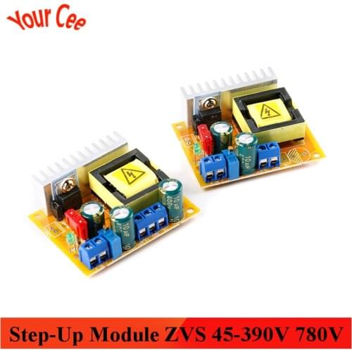 Boost Module Step-Up Module ZVS Capacitor Charging DC-DC +45-390V 780V / ±45-390V Dual Output Adjustable Voltage Stabilizer New