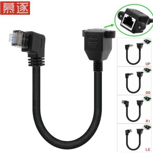 Cat6 Ethernet Kabel RJ45 Rechten Winkel UTP Netzwerk Kabel Patchkabel 90 Grad Cat6a Lan Kabel für Laptop Router TV BOX