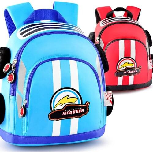 Disney kindergarten School Bag Mini Polyester Boys Baby Cartoon Cute Cars School Backpack Breathable Children Kids Backpack