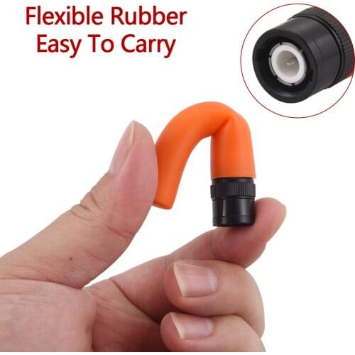 ABBREE ST20 BNC Short Soft Rubber Radio Antenna 144/430MHz Dual Band 2M 70CM for Amateur Two Way Radio Ham Transceiver Compatibl