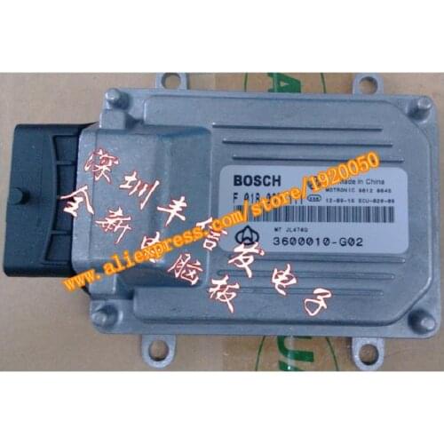 Changan JL474Q engine computer board ECU computer version F01R00D111 / 3600010-G02