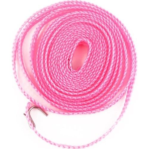 Outdoor Nylon Windproof Clothesline Portable Japanese Anti-skid Clothes Strap (red, Green And Blue Random Color Delivery) 5m/3m