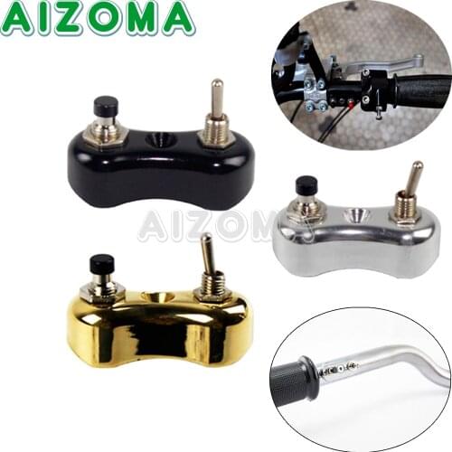 7/8 & 1 inch Motorcycle Switch Horn Turn Signals On/Off Horn Light Handlebar Universal Moto Bike Control Light Start Kill Switch
