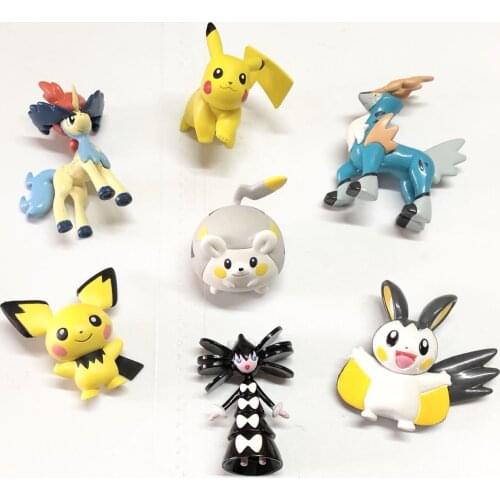 Pokemon Cobalion Pikachu Gothitelle Emolga Pichu Keldeo Cute Action Figure Model Toys