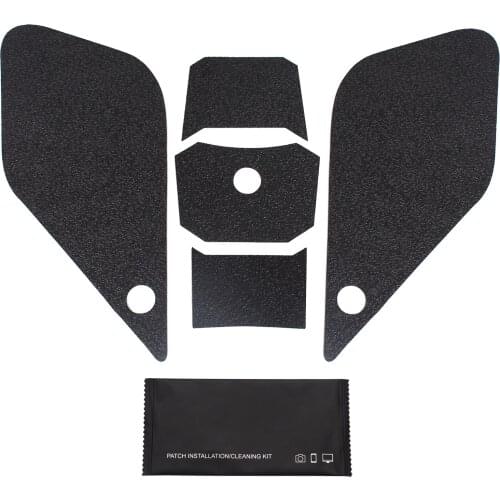 Motorcycle Gas Fuel Tank Pad PVC Stickers Side Non-Slip Protect Black For VOGE 500R 2018-ON