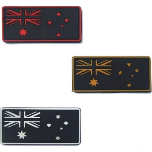 PVC Glue Armband Australia Flag Rubber Patch American Mercenaries Werewolf Legion Badge British Mercenary Organization Mantis