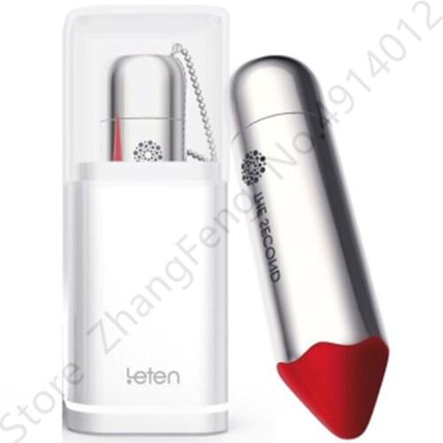 Leten Lipsticks Vibrator wireless charging Waterproof Secret Bullet Clitoris Stimulator G-spot Masturbator Sex Toys for Woman