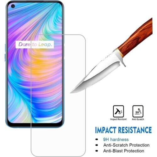 2PCS 9D Protective Glass on Realme Q2 Screen Protector Tempered Glass For Cristal Realmi Realme Q2 5G RMX2117 Pelicula De Vidro