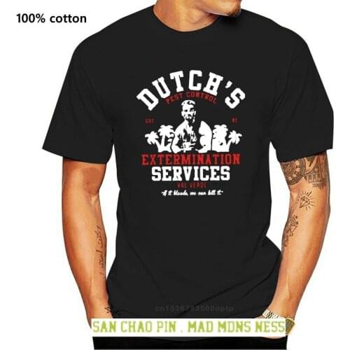 2019 Fashion Hot Predator Dutchs Extermination Services Men T-Shirt Tee shirt