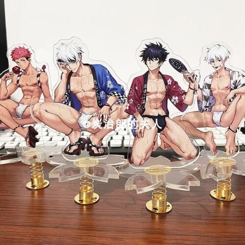 Anime Jujutsu Kaisen Funny Shake Fighter Acrylic Stand Model Plate Desktop Toy Gift Fushiguro Megumi Gojo Satoru Inumaki Toge