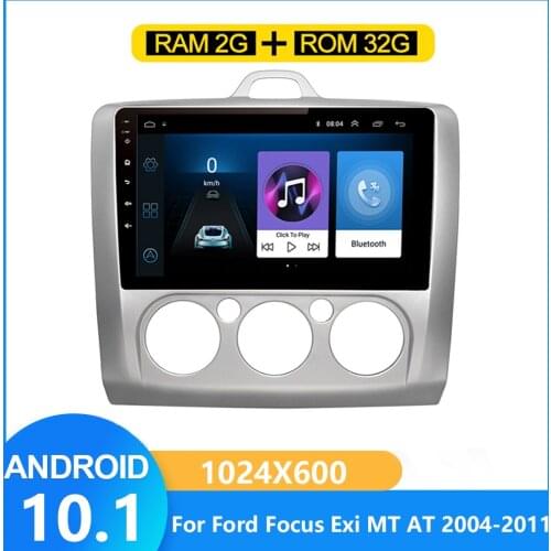 2G+32G Android 10.1 GPS Car Radio 2 Din Car Multimedia MP5 Video Player 9'' Audio no DVD Player For ford focus 2 3 Mk2/Mk3 04-11