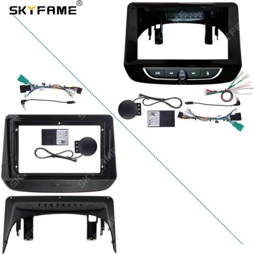 SKYFAME Car Frame Cable For CHEVROLET Onix CAVALIER 2020+ Android Big Screen Dask Kit Fascia Frame
