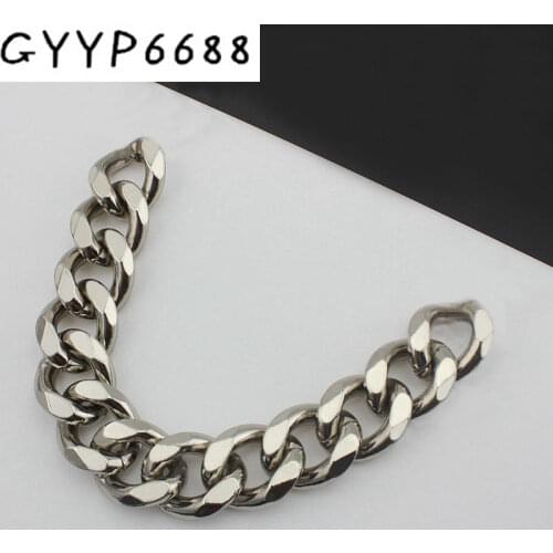 1-5 meters 22mm rainbow thick Aluminum chain Light weight bags strap bag parts handles easy matching Accessory Handbag Straps