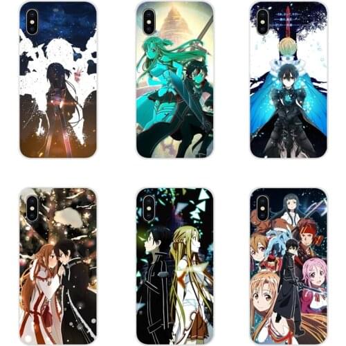 For Xiaomi Redmi Note 3 4 5 6 7 8 Pro Mi Max Mix 2 3 2S Pocophone F1 sword Art Online SAO Accessories Phone Cases Covers