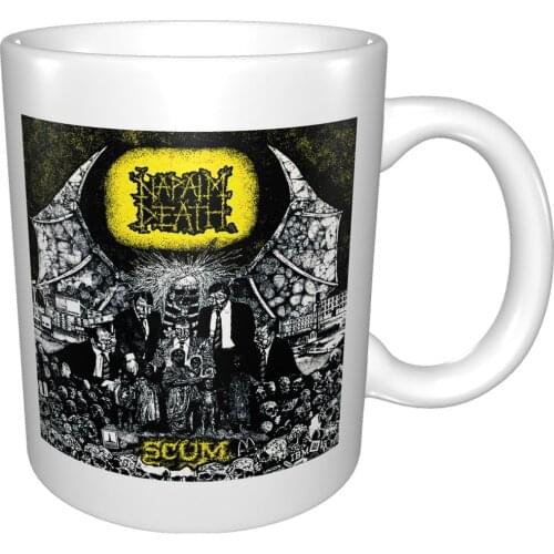 Death Scum Black New Rock Rock Band Heavy Metal Mug Coffee Cup Coffee Mug Mug With Girl Gin Cup