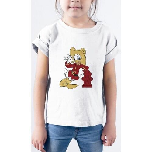 Disney Children T-Shirts Four Seasons Trend Dropship Summer New Products Donald Duck Printing Fashion Outdoor T Shirts Kids Tees