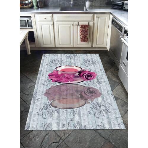 Coffee Cups 2 Pattern Kitchen Carpet, Fan carpet anti-slip floor carpet, teenagers carpet area rugs