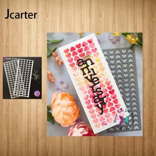 2021 New Arrival Metal Cutting Dies Heart Frame Craft Handmade Knife Mould Blade Punch Stencils Dies Cut for Scrapbooking Model