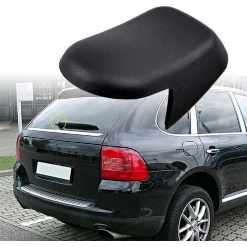 New Black Rear Arm Hatch Window Wiper Switch Cap Nut Cover Fit For Porsche Cayenne 2004-2010