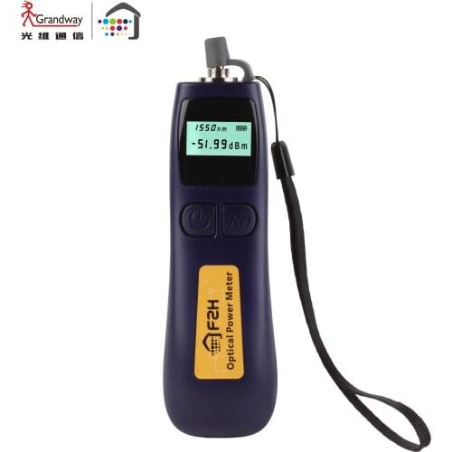 Grandway Mini OPM FHP12 Fiber Optic Power Meter 2.5mm Universal Optical Port Continuous Use for 100 Hours