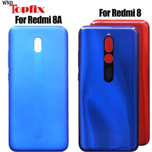 Original For Xiaomi Redmi 8a Battery Cover Back Glass Panel Rear Door Case For Redmi 8 Battery Cover Back Cover