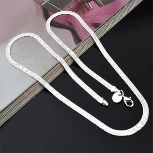 Letter Flat Necklace NEW New 925 Silver colorI LOVE YOU Chain Boy Girl Style Jewelry Alphabet Free Shipping