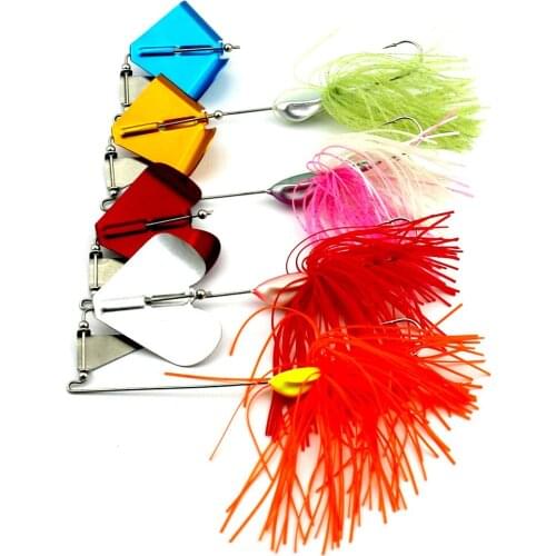 Matching Silicone Skirts Holographic Painted Blades Lifelike Bass Spinner Buzzbait Freshwater Pond Elite Stainless Fishing Lure