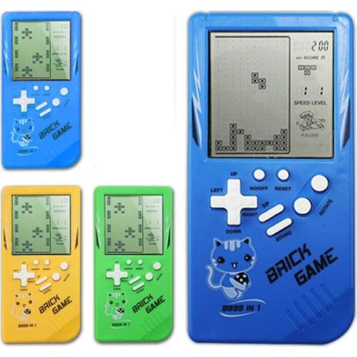 Portable Game Console Tetris Handheld Game Players LCD Screen Electronic Game Toys Pocket Game Console Classic Childhood Gift