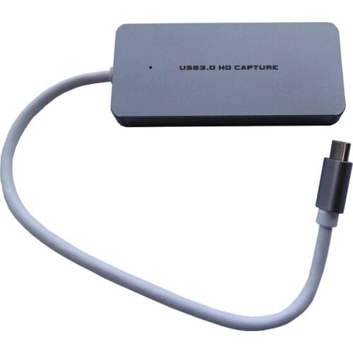 Type-c HDMI Capture, HDMI to USB3.0 video audio converter,record Live Streaming for Macbook Mac Windows android os, support 4K