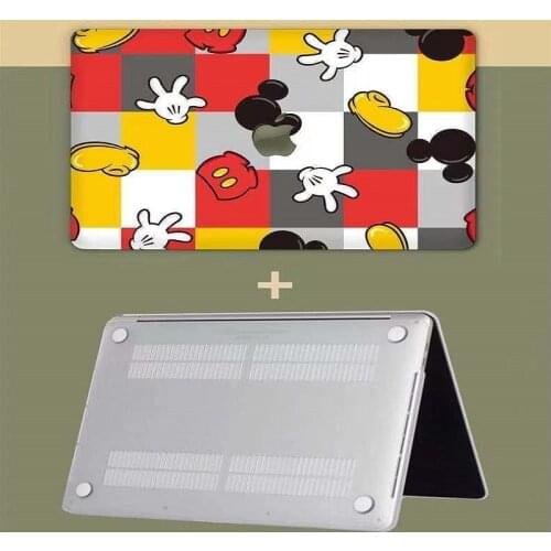 Cartoon cute Mickey ultra-thin laptop case cover for Macbook Air Pro 13 14 15 inch laptop cover soft silicone laptop accessories