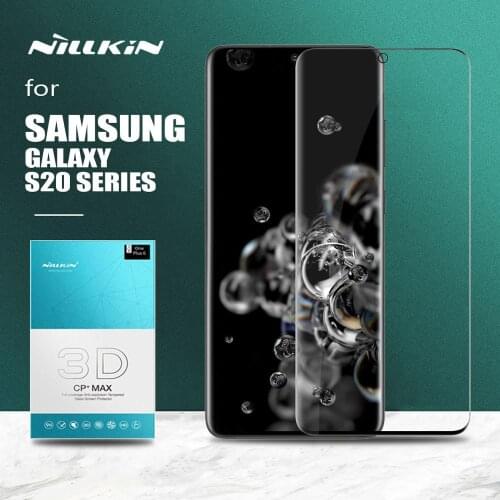 Nillkin for Samsung Galaxy S20 Ultra 5G Glass CP+ Max 3D Full Cover Tempered Glass Safety Screen Protector for Samsung S20 Plus