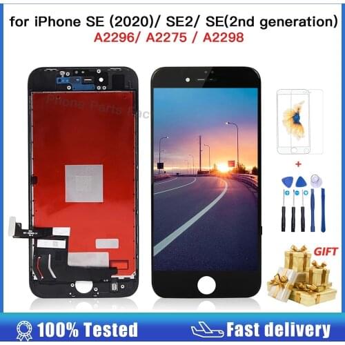 Tested For Apple iPhone SE 2020 SE2 LCD Display Touch Screen Digitizer Assembly For iPhone A2296 A2275 A2298 lcd screen 4.7"
