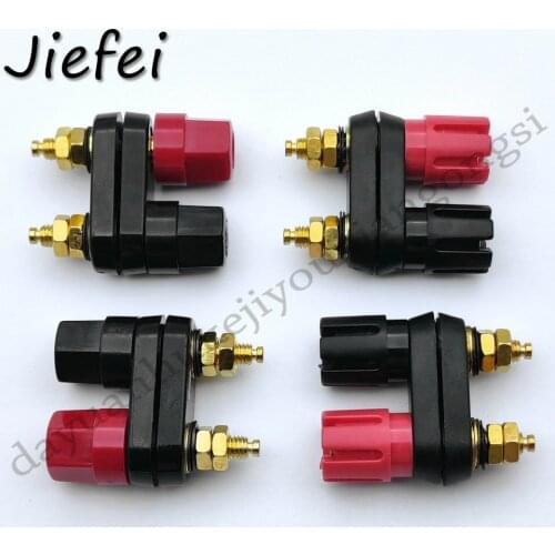 2 Type 4MM Speaker banana plug BINDING POST terminal connector banana socket Dual Female Banana Plug for Speaker Amplifier