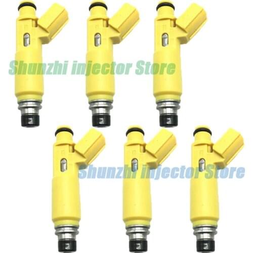 6pcs Fuel Injector Nozzle For Toyota Camry Avensis Verso 23250-28050~23209-28050 2325028050 2320928050