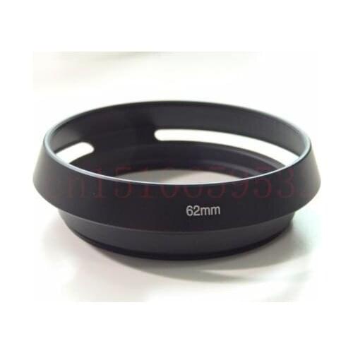 62mm Metal Vented Camera Lens Hood For 62mm Thread Lens For canon nikon Fuji X-T1/XE2 XF23mm F1.4 XF56mm F1.2