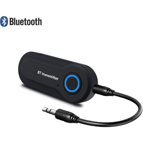 Bluetooth Audio Transmitter Wireless Mini 3.5mm Stereo Desktop Computer TV Audio Adapter 4.0 Free Drive