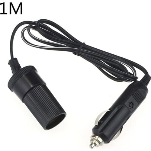 Car Cable Super drop ship car styling 12V 10A Car Accessory Cigarette Lighter Socket Extension Cord Cable 1-5m 104