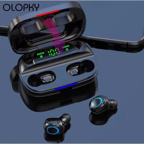 Bluetooth 5.0 Wireless Headphones, TWS Noise Canceling Handsfree Cordless Headset Earbuds ,Bluetooth Earphone For Samsung xiaomi