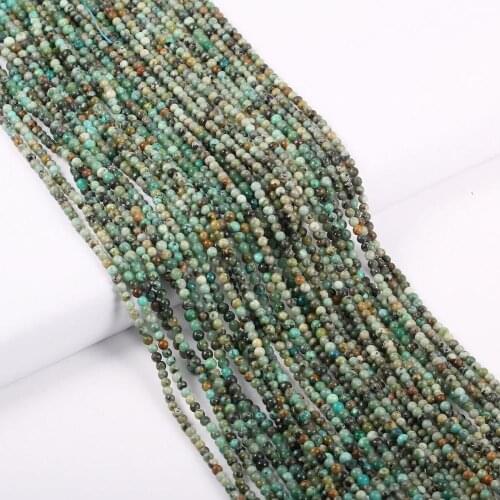 Natural Stone Beads African pine Round Agates Loose Spacer Beaded for Jewelry Making Beadwork DIY Necklace bracelet accessories