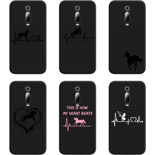 Horse Pony Horse Heartbeat Phone Case For Redmi 9A 9 8A 7 6 6A Note 10 9 8 8T Pro Max K20 K30 Pro