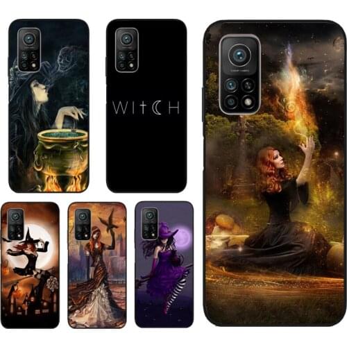 Halloween Moon Witch Horror Phone Case For Xiaomi Mi 11 Ultra 9T 10T Pro Mi Note 10 Lite POCO X3 M3 Pro F3 Back Cover
