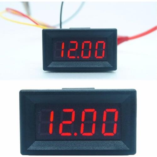 DC 0-99.99V (100V) 4-digits 0.36inch Digital Voltmeter 3Wire Voltage Panel Meter Tester Tools